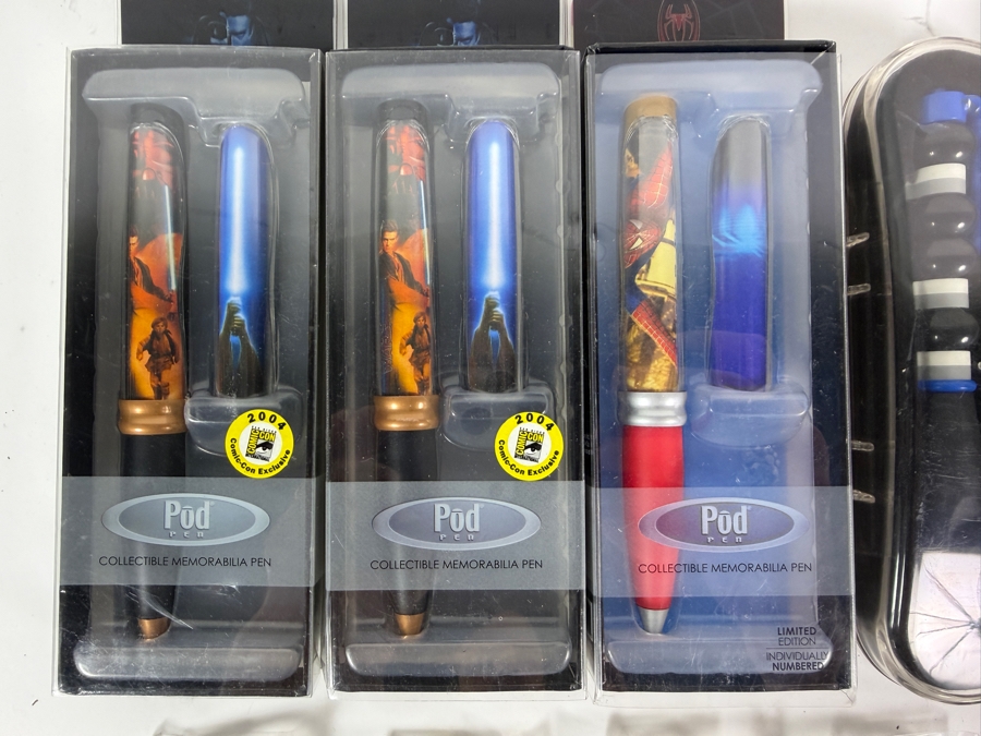 Collection of Pod Pens, Lego Pens, Wayne Gretzky Pens and Lego Star Wars Keychains [Photo 2]