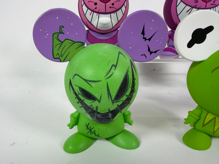 (6) Disney Shorts Vinyl Collectible Toy Art By Francisco Herrera: Tim Burton's The Nightmare Before Christmas, Cheshire Cat and Kermit the Frog 4.75'H [Photo 3]