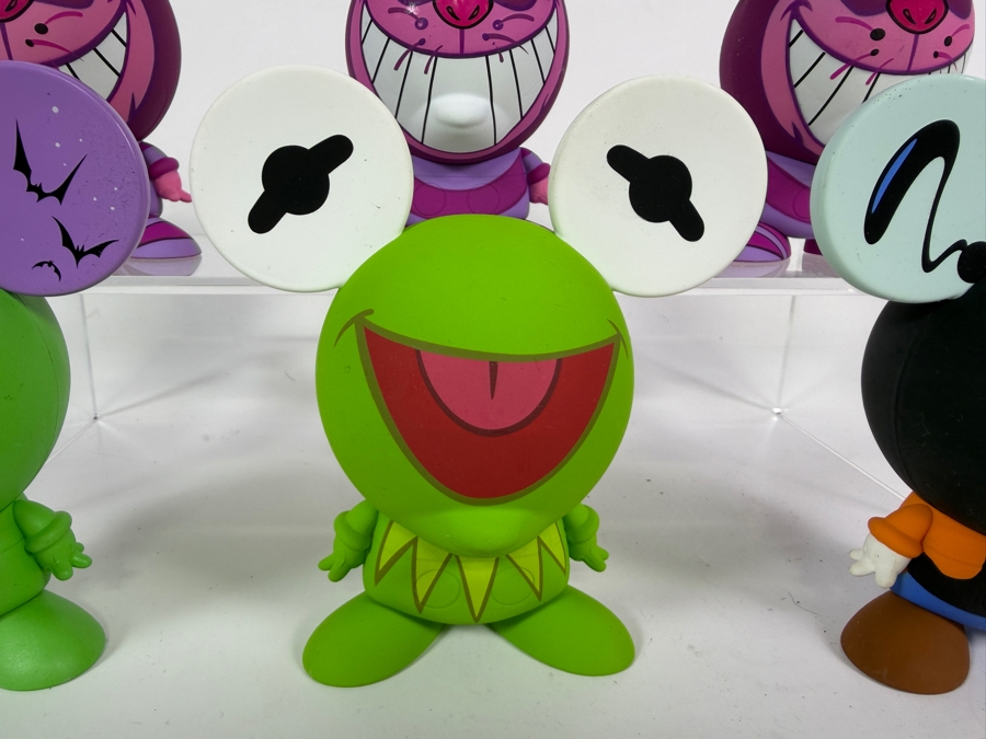 (6) Disney Shorts Vinyl Collectible Toy Art By Francisco Herrera: Tim Burton's The Nightmare Before Christmas, Cheshire Cat and Kermit the Frog 4.75'H [Photo 2]