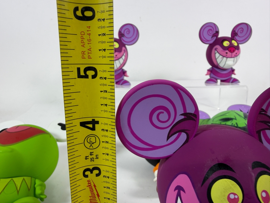 (6) Disney Shorts Vinyl Collectible Toy Art By Francisco Herrera: Tim Burton's The Nightmare Before Christmas, Cheshire Cat and Kermit the Frog 4.75'H [Photo 8]