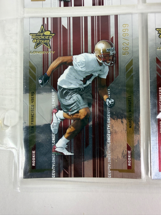 (9) Limited Edition Rookie NFL Football Cards - See Photos [Photo 8]