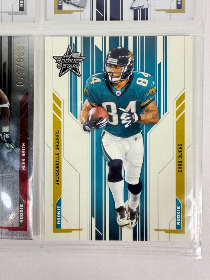 (9) Limited Edition Rookie NFL Football Cards - See Photos [Photo 10]