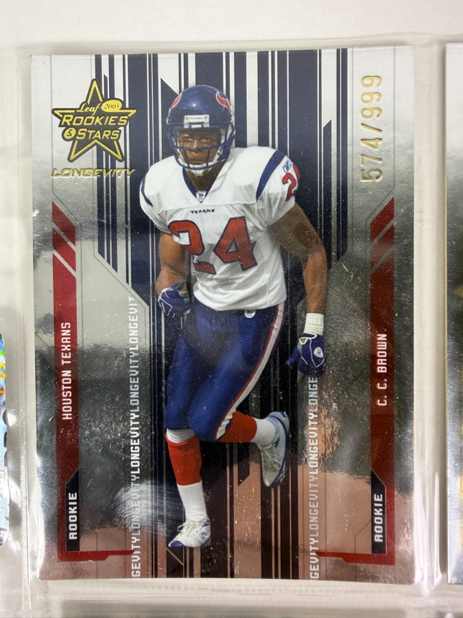 (9) Limited Edition Rookie NFL Football Cards - See Photos [Photo 2]