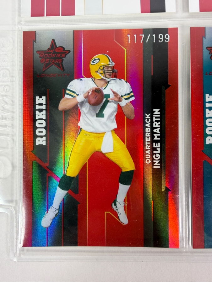 (9) Limited Edition Rookie NFL Football Cards - See Photos [Photo 4]