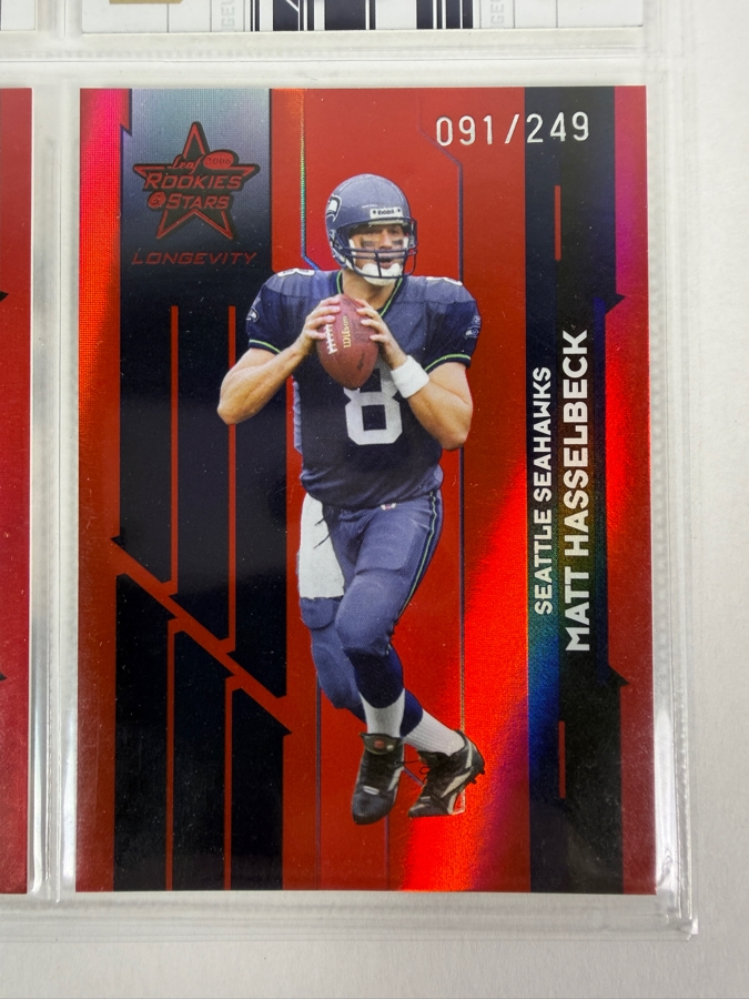 (9) Limited Edition Rookie NFL Football Cards - See Photos [Photo 2]