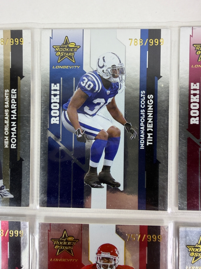 (9) Limited Edition Rookie NFL Football Cards - See Photos [Photo 9]
