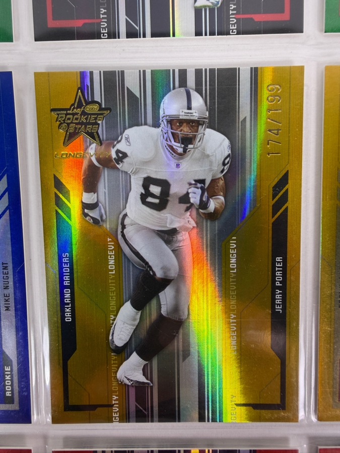 (9) Limited Edition Rookie NFL Football Cards - See Photos [Photo 6]