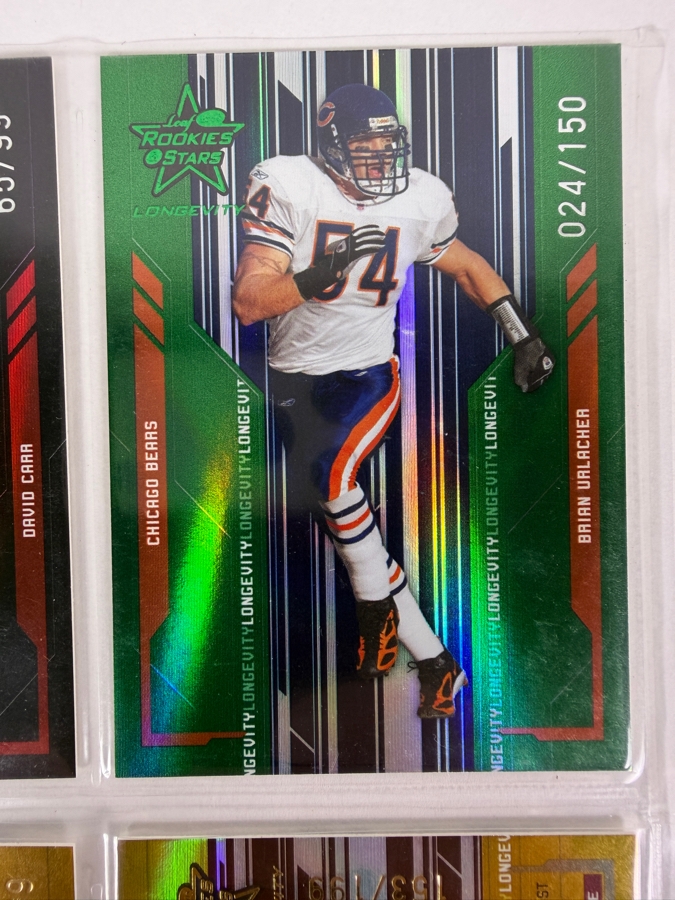 (9) Limited Edition Rookie NFL Football Cards - See Photos [Photo 4]