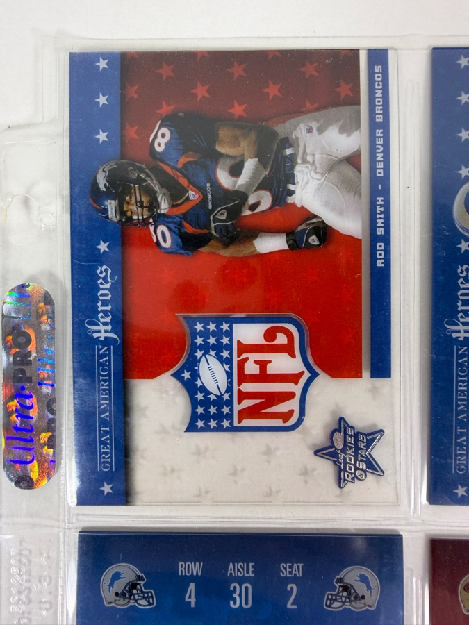 (9) Limited Edition / Rookie NFL Football Cards - See Photos [Photo 2]