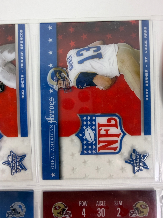 (9) Limited Edition / Rookie NFL Football Cards - See Photos [Photo 10]