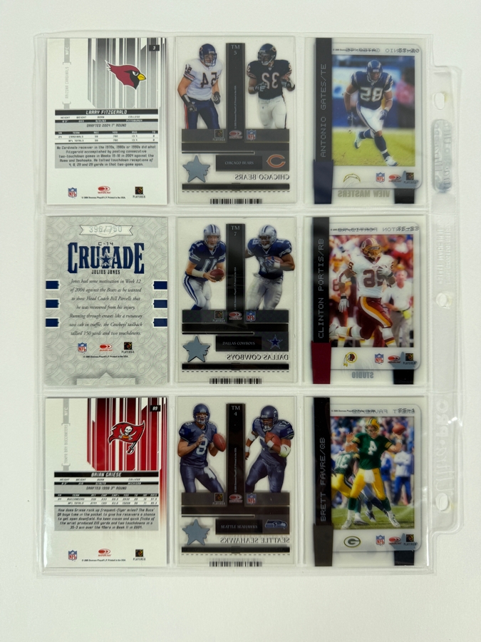 (9) Limited Edition / Rookie NFL Football Cards - See Photos [Photo 11]