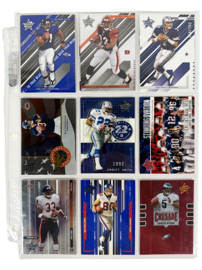 (9) Limited Edition / Rookie NFL Football Cards - See Photos