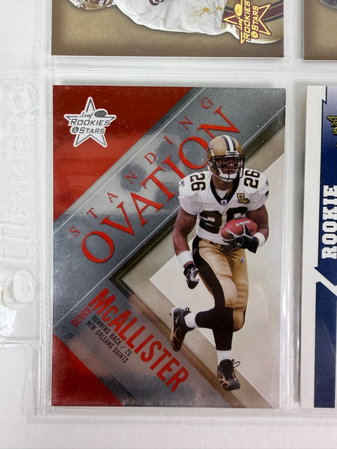 (9) Limited Edition / Rookie NFL Football Cards - See Photos [Photo 2]