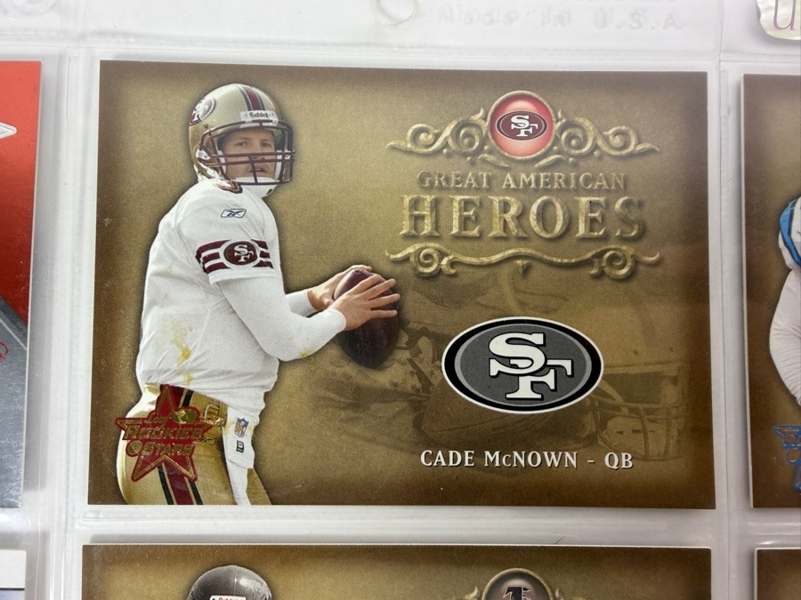 (9) Limited Edition / Rookie NFL Football Cards - See Photos [Photo 5]