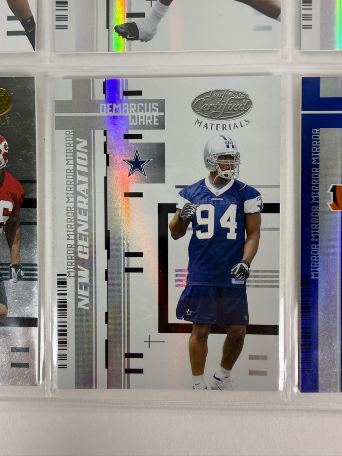(9) Limited Edition / Rookie NFL Football Cards - See Photos [Photo 9]