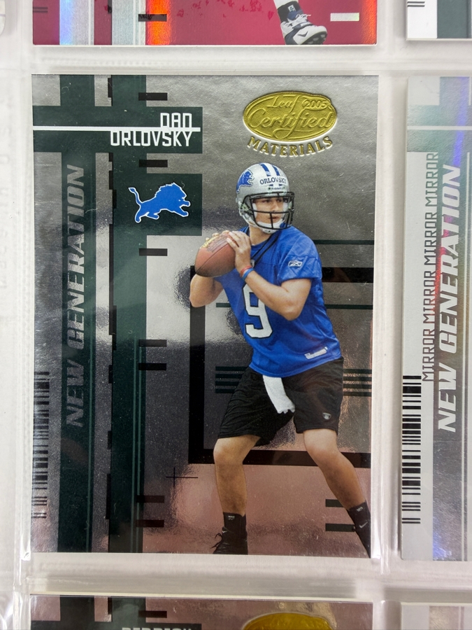 (9) Limited Edition / Rookie NFL Football Cards - See Photos [Photo 5]