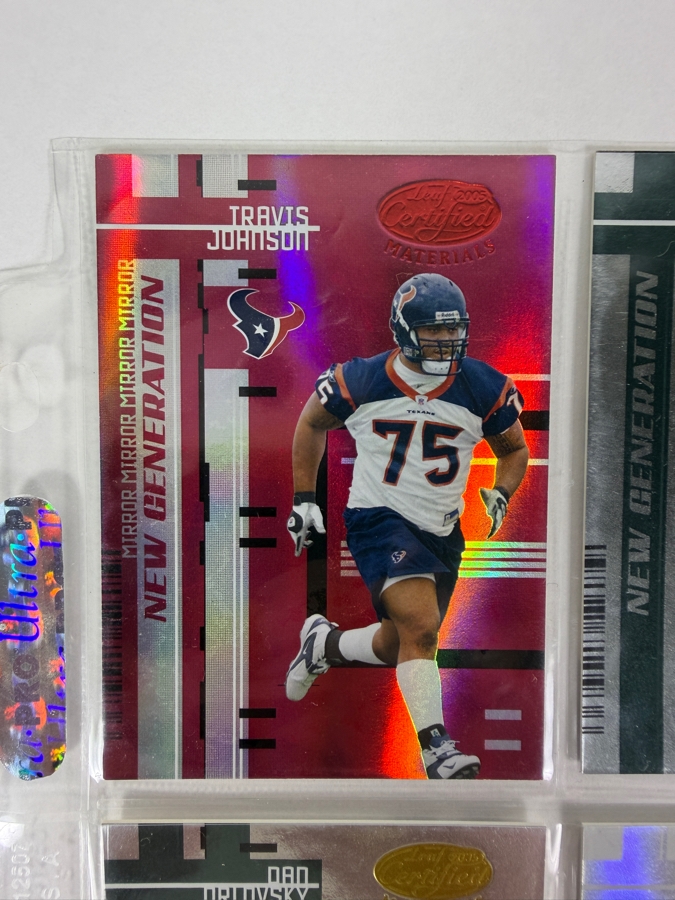 (9) Limited Edition / Rookie NFL Football Cards - See Photos [Photo 2]