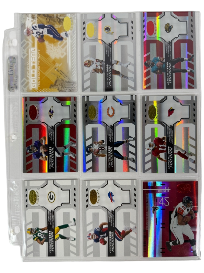 (9) Limited Edition / Rookie NFL Football Cards - See Photos