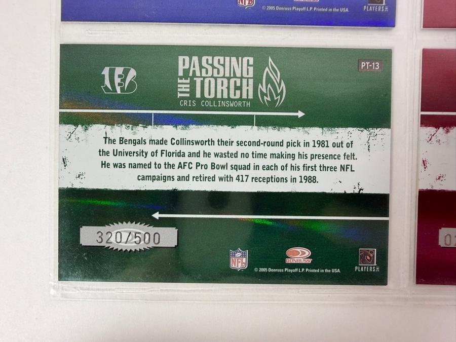 (9) Limited Edition / Rookie NFL Football Cards - See Photos [Photo 14]
