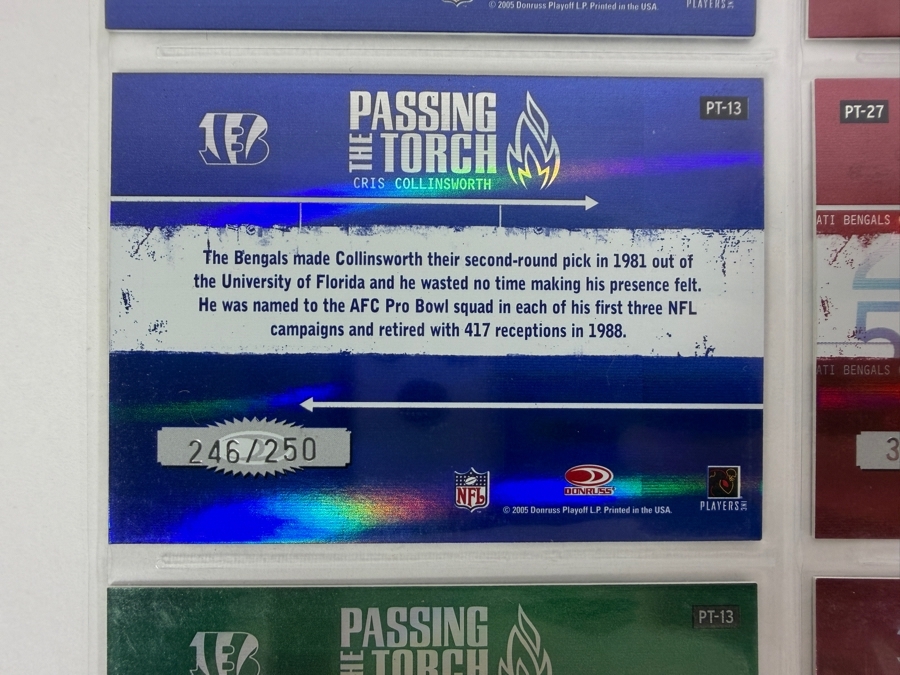 (9) Limited Edition / Rookie NFL Football Cards - See Photos [Photo 15]