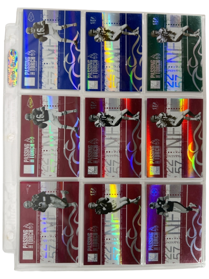 (9) Limited Edition / Rookie NFL Football Cards - See Photos