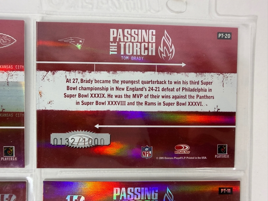 (9) Limited Edition / Rookie NFL Football Cards - See Photos [Photo 13]