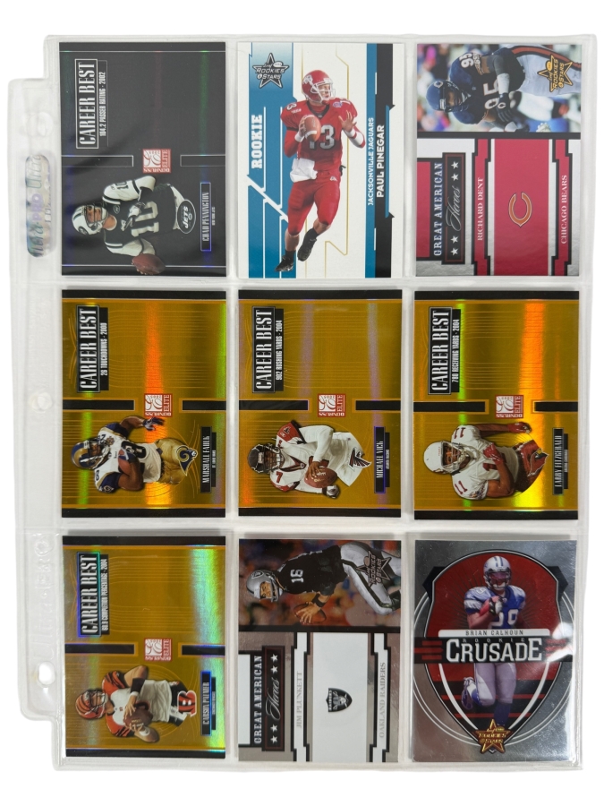 (9) Limited Edition / Rookie NFL Football Cards - See Photos