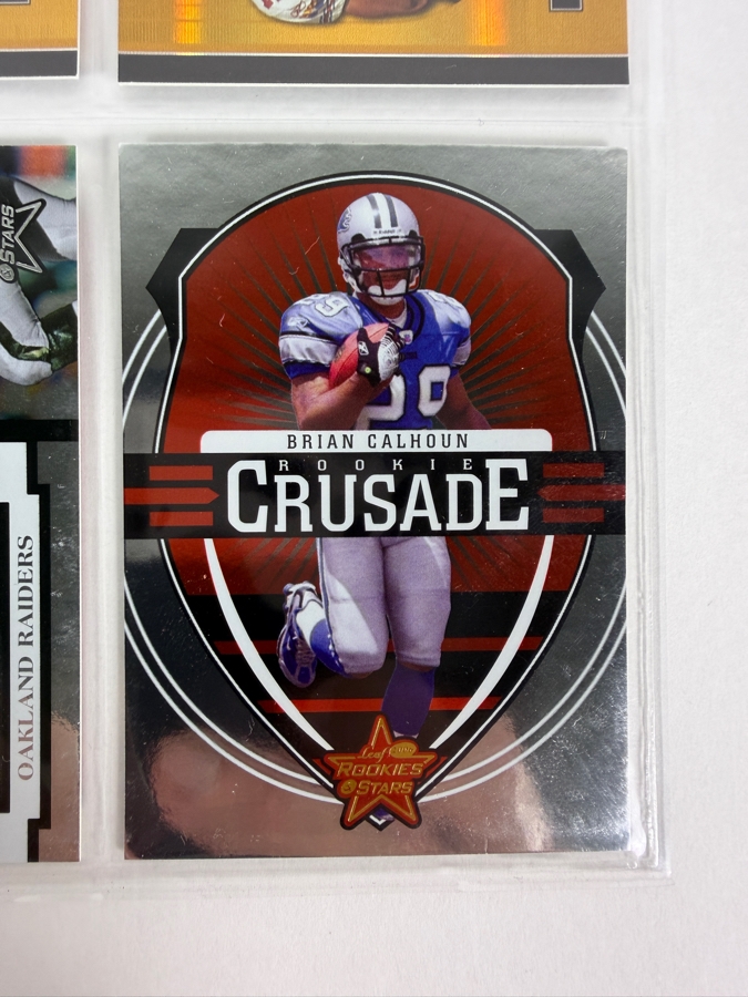 (9) Limited Edition / Rookie NFL Football Cards - See Photos [Photo 2]