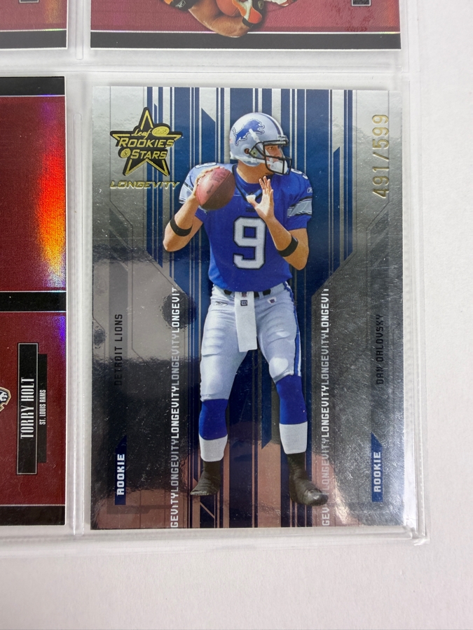 (9) Limited Edition / Rookie NFL Football Cards - See Photos [Photo 2]