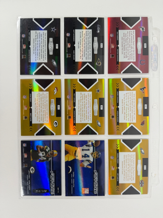(9) Limited Edition NFL Football Cards - See Photos [Photo 11]