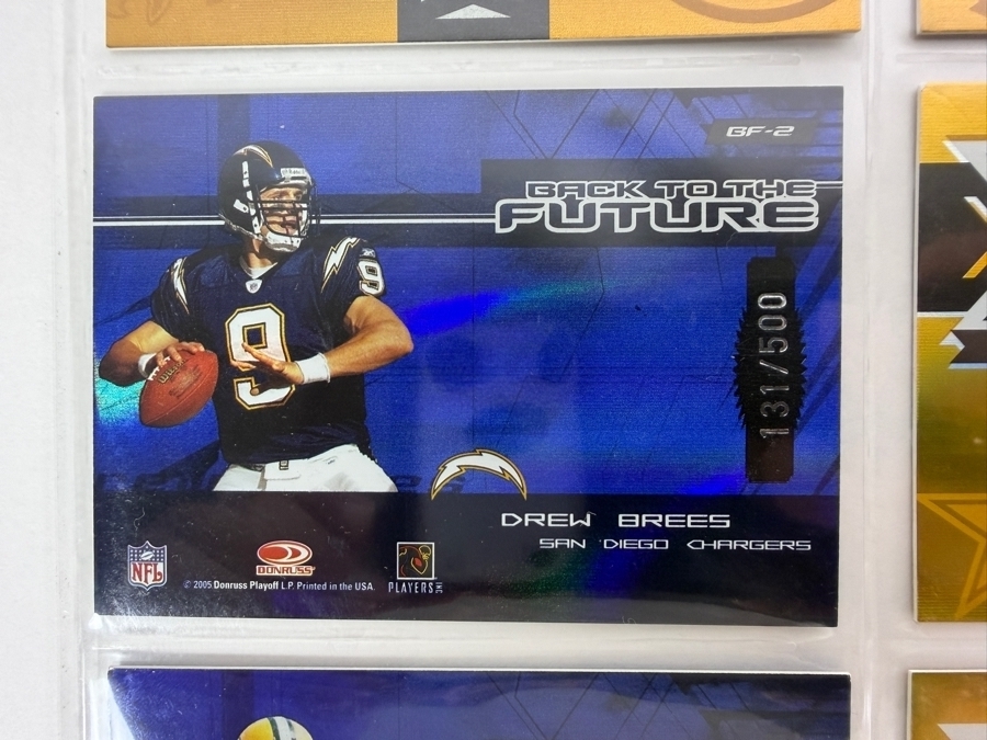 (9) Limited Edition NFL Football Cards - See Photos [Photo 2]