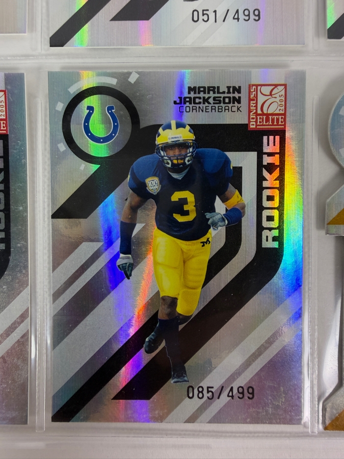 (9) Limited Edition Rookie NFL Football Cards - See Photos [Photo 10]