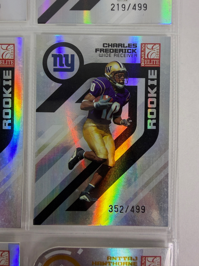 (9) Limited Edition Rookie NFL Football Cards - See Photos [Photo 8]