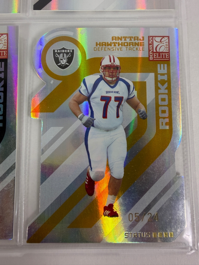 (9) Limited Edition Rookie NFL Football Cards - See Photos [Photo 2]