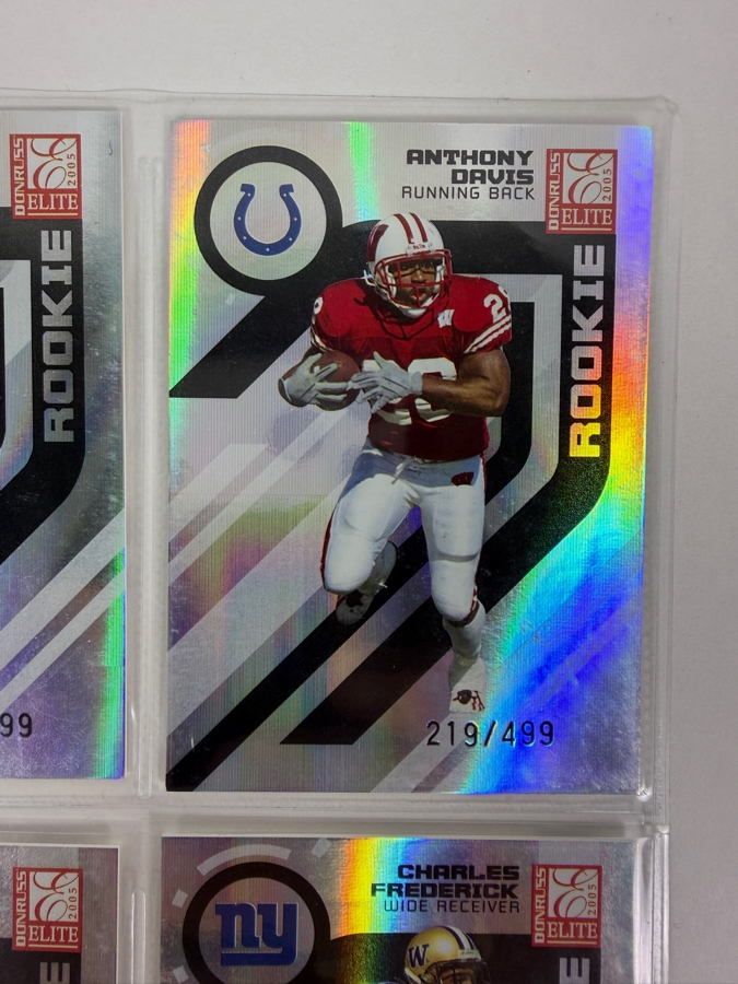 (9) Limited Edition Rookie NFL Football Cards - See Photos [Photo 3]
