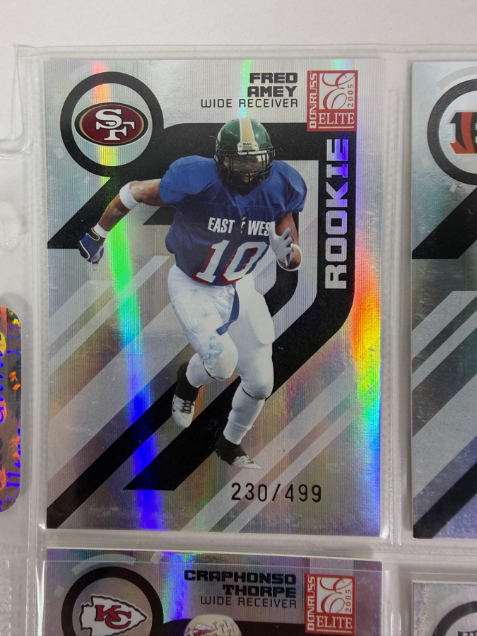 (9) Limited Edition Rookie NFL Football Cards - See Photos [Photo 5]