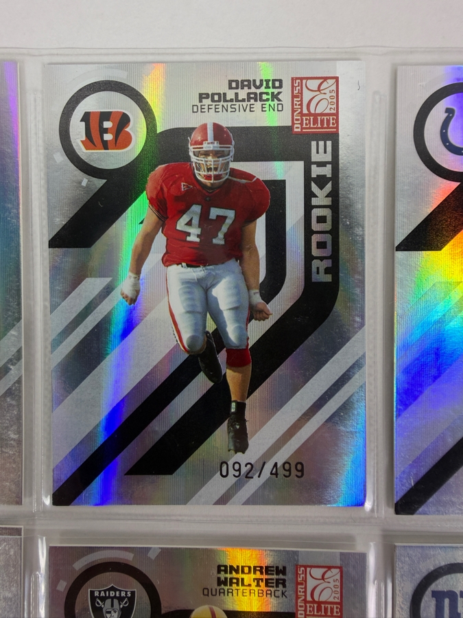 (9) Limited Edition Rookie NFL Football Cards - See Photos [Photo 4]