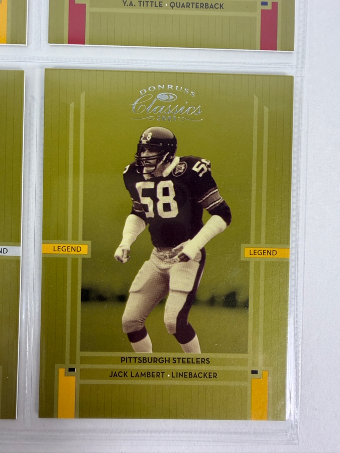(9) Limited Edition NFL Football Cards - See Photos [Photo 3]