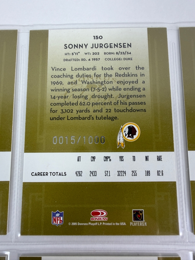 (9) Limited Edition NFL Football Cards - See Photos [Photo 12]