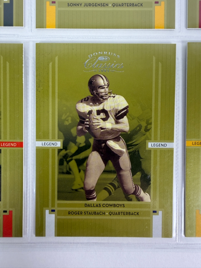 (9) Limited Edition NFL Football Cards - See Photos [Photo 2]