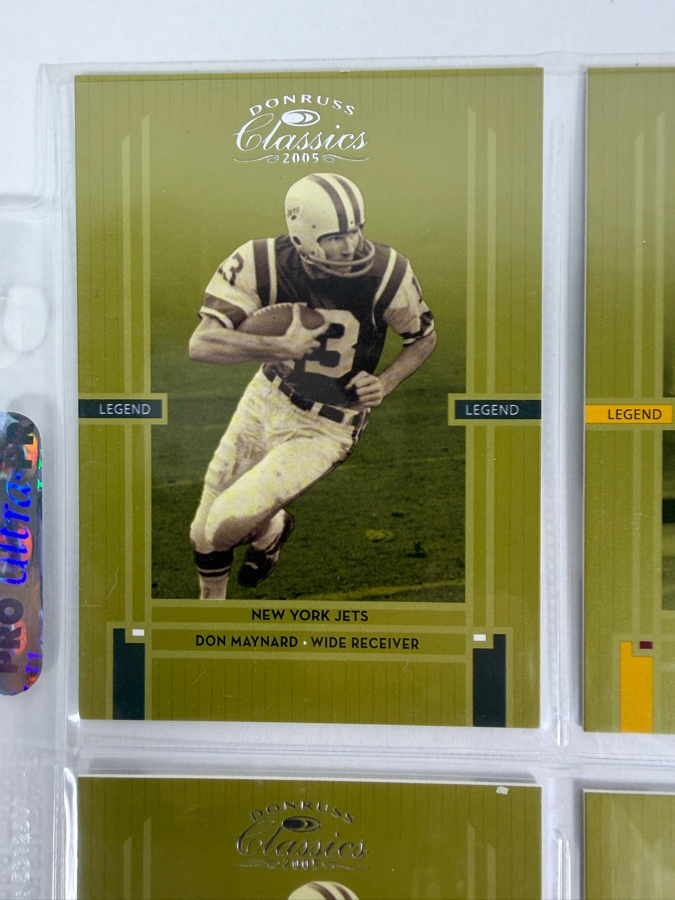 (9) Limited Edition NFL Football Cards - See Photos [Photo 10]