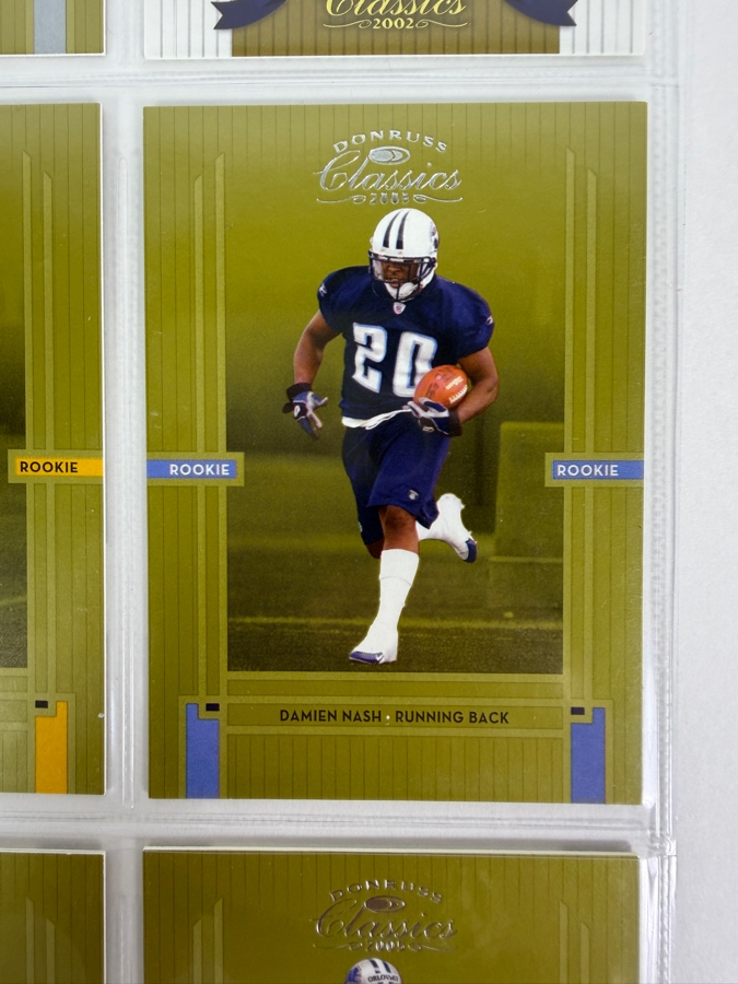 (9) Limited Edition Rookie NFL Football Cards - See Photos [Photo 7]