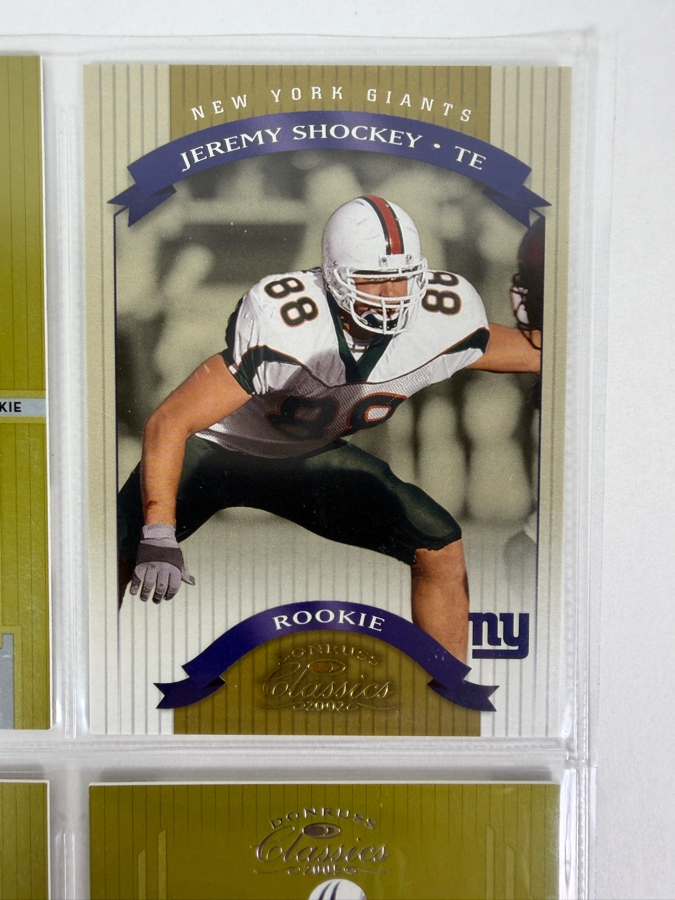 (9) Limited Edition Rookie NFL Football Cards - See Photos [Photo 2]