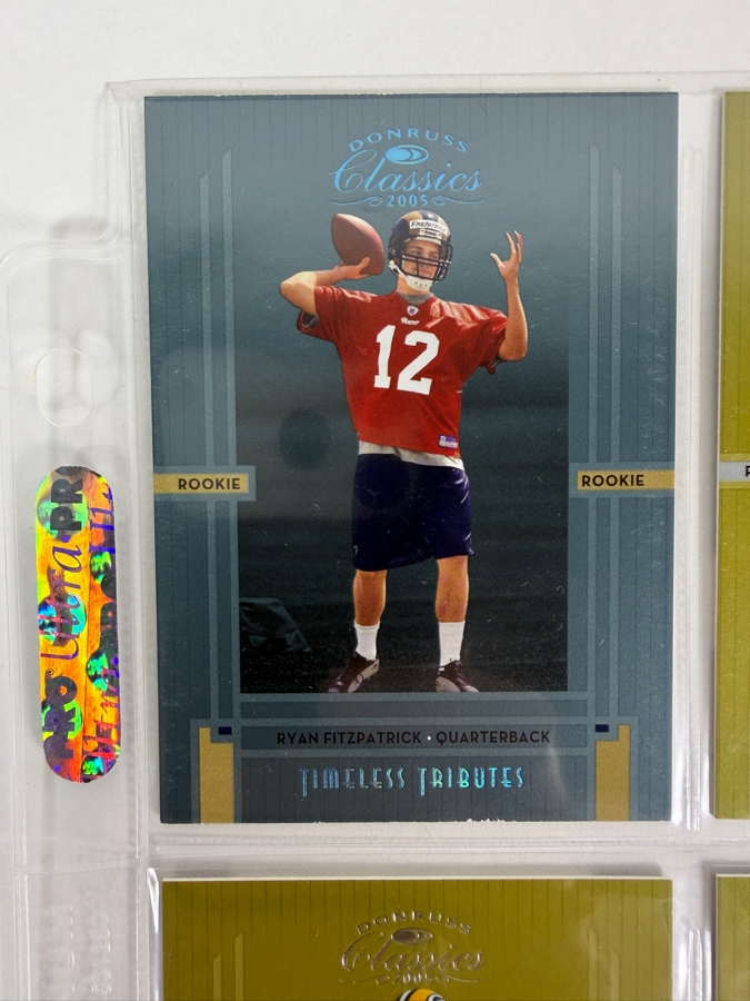 (9) Limited Edition Rookie NFL Football Cards - See Photos [Photo 4]