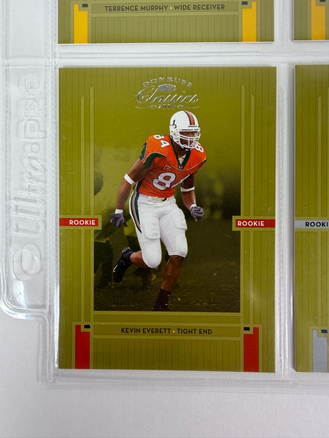 (9) Limited Edition Rookie NFL Football Cards - See Photos [Photo 8]