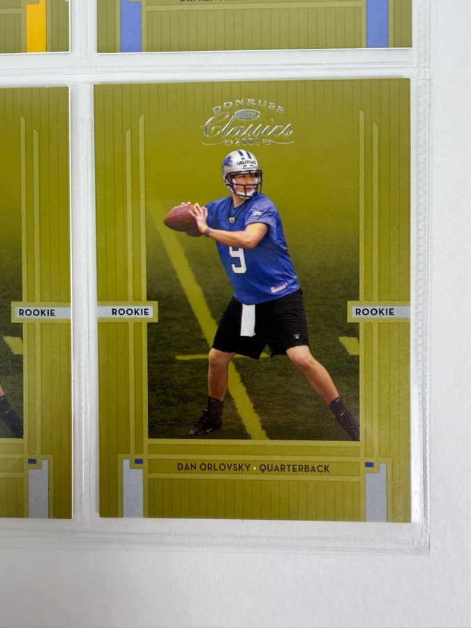 (9) Limited Edition Rookie NFL Football Cards - See Photos [Photo 10]