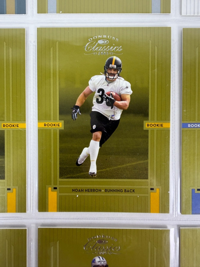 (9) Limited Edition Rookie NFL Football Cards - See Photos [Photo 6]