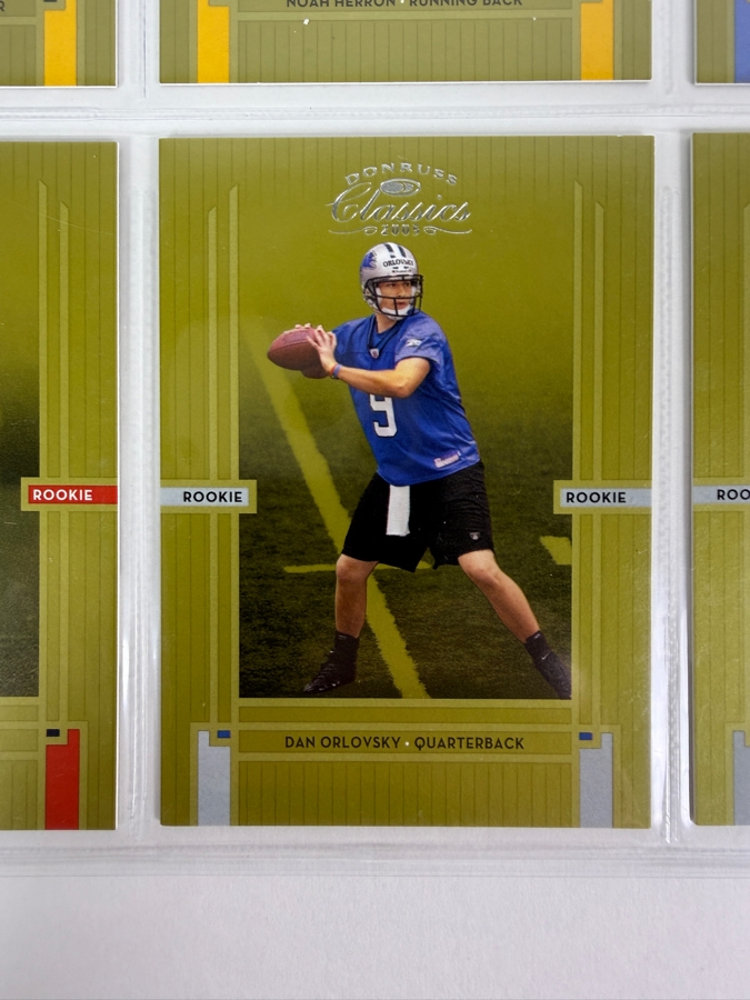 (9) Limited Edition Rookie NFL Football Cards - See Photos [Photo 9]