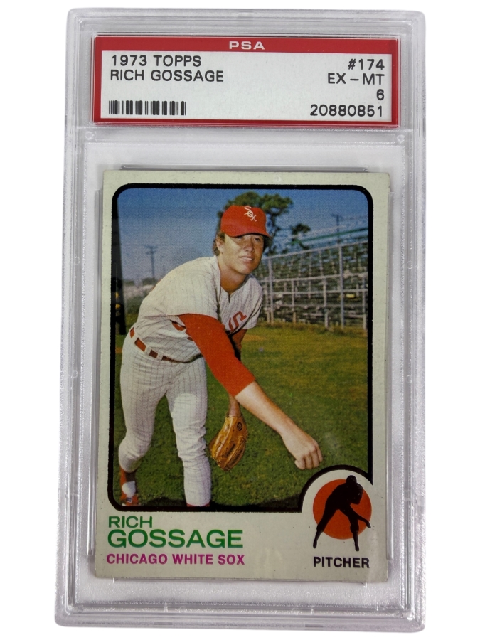 1973 Topps Rich Gossage #174 MLB Baseball Card PSA 6 Excellent - Mint