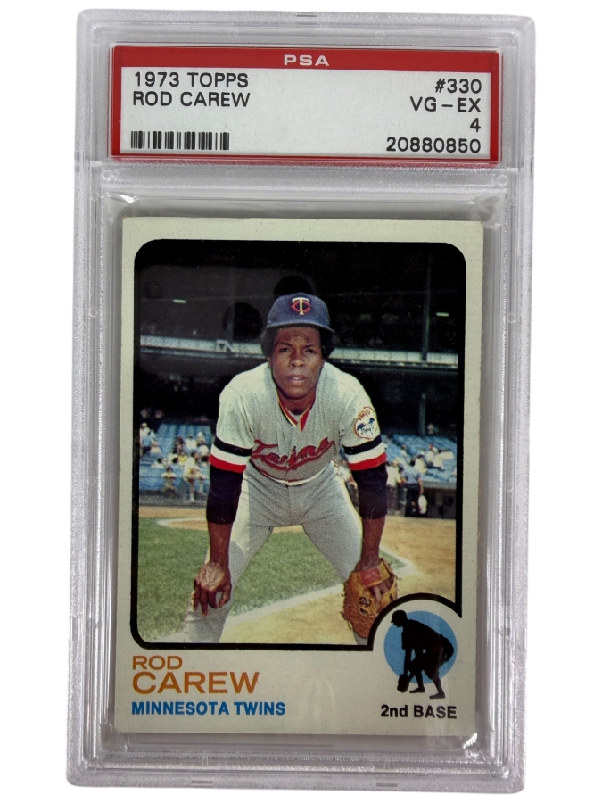 1973 Topps Rod Carew #330 MLB Baseball Card PSA 4 VG-EX